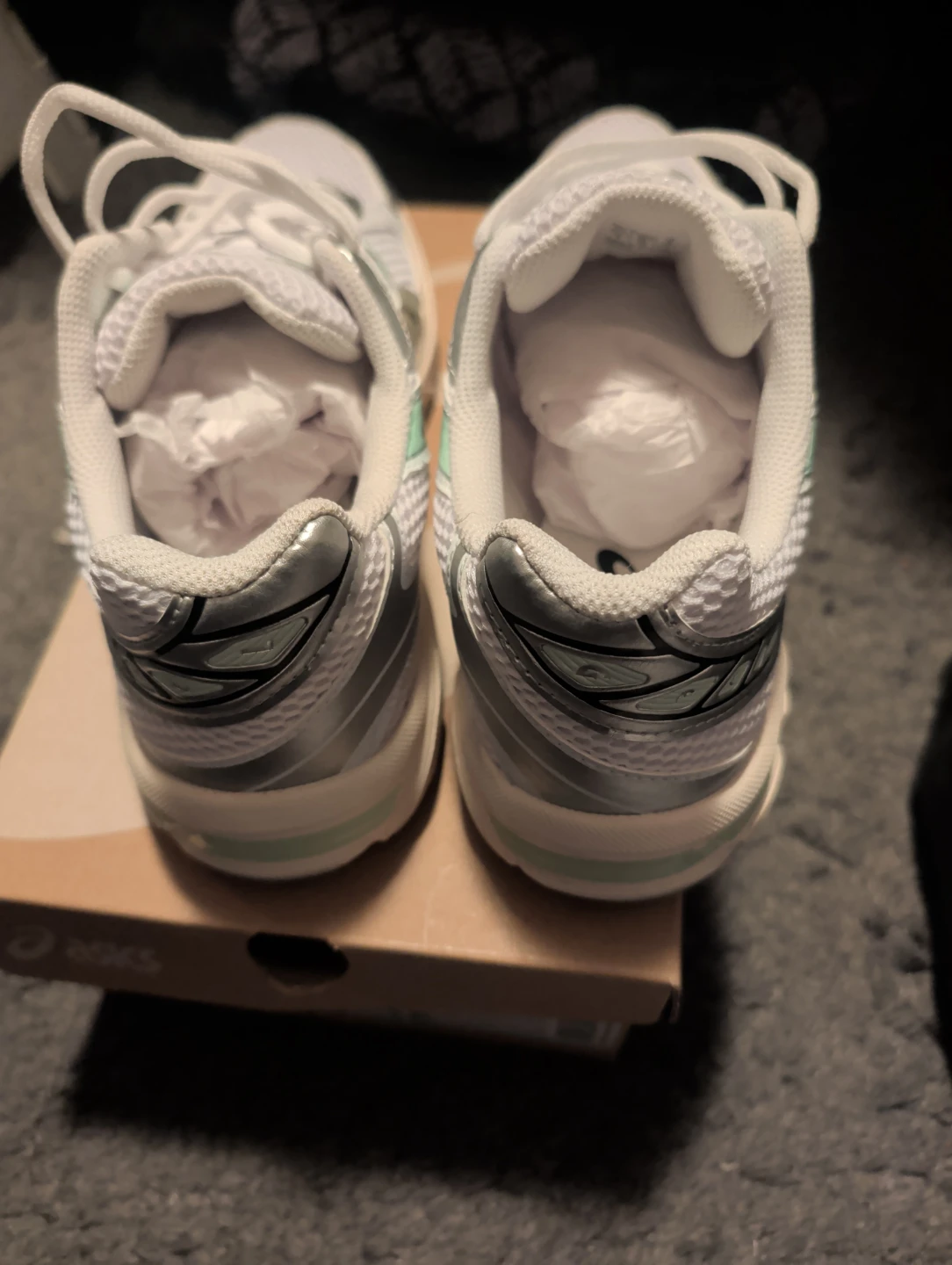 ASICS GEL-1130 White/Mint Tint Running Shoes - photo 4