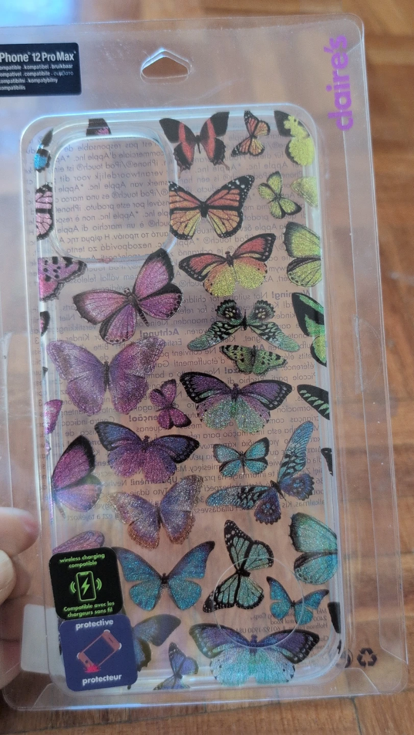 Claire's Butterfly Phone Case for iPhone 12 Pro Max