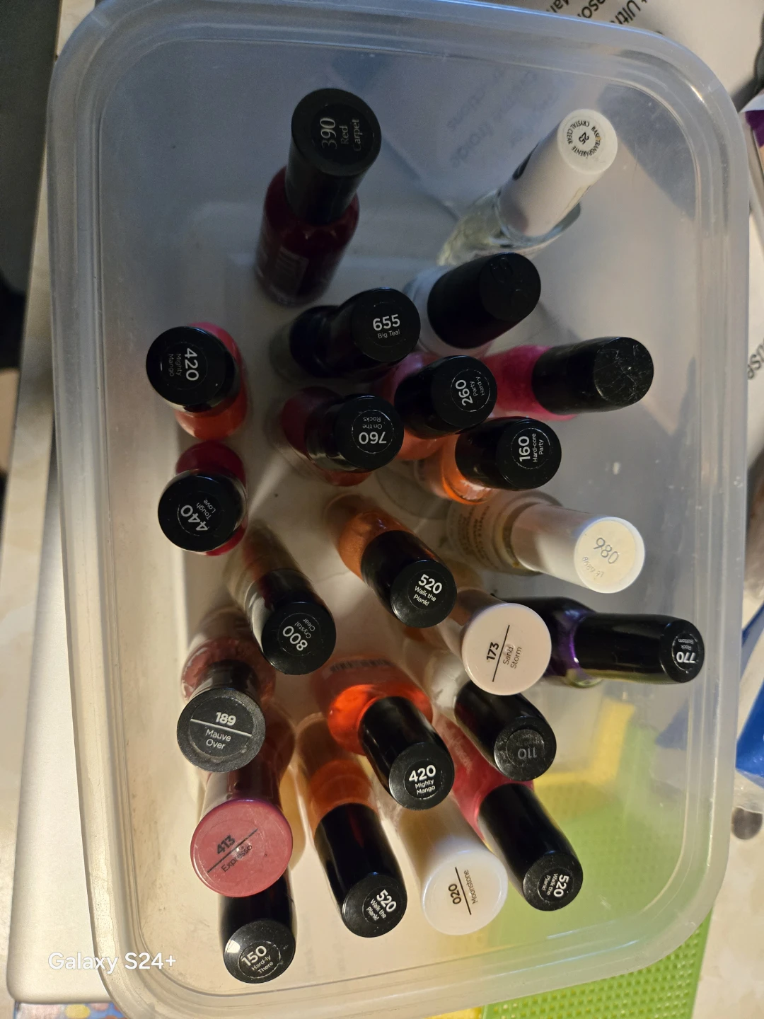 Sally Hansen Hard Nails Nail Polish Collection