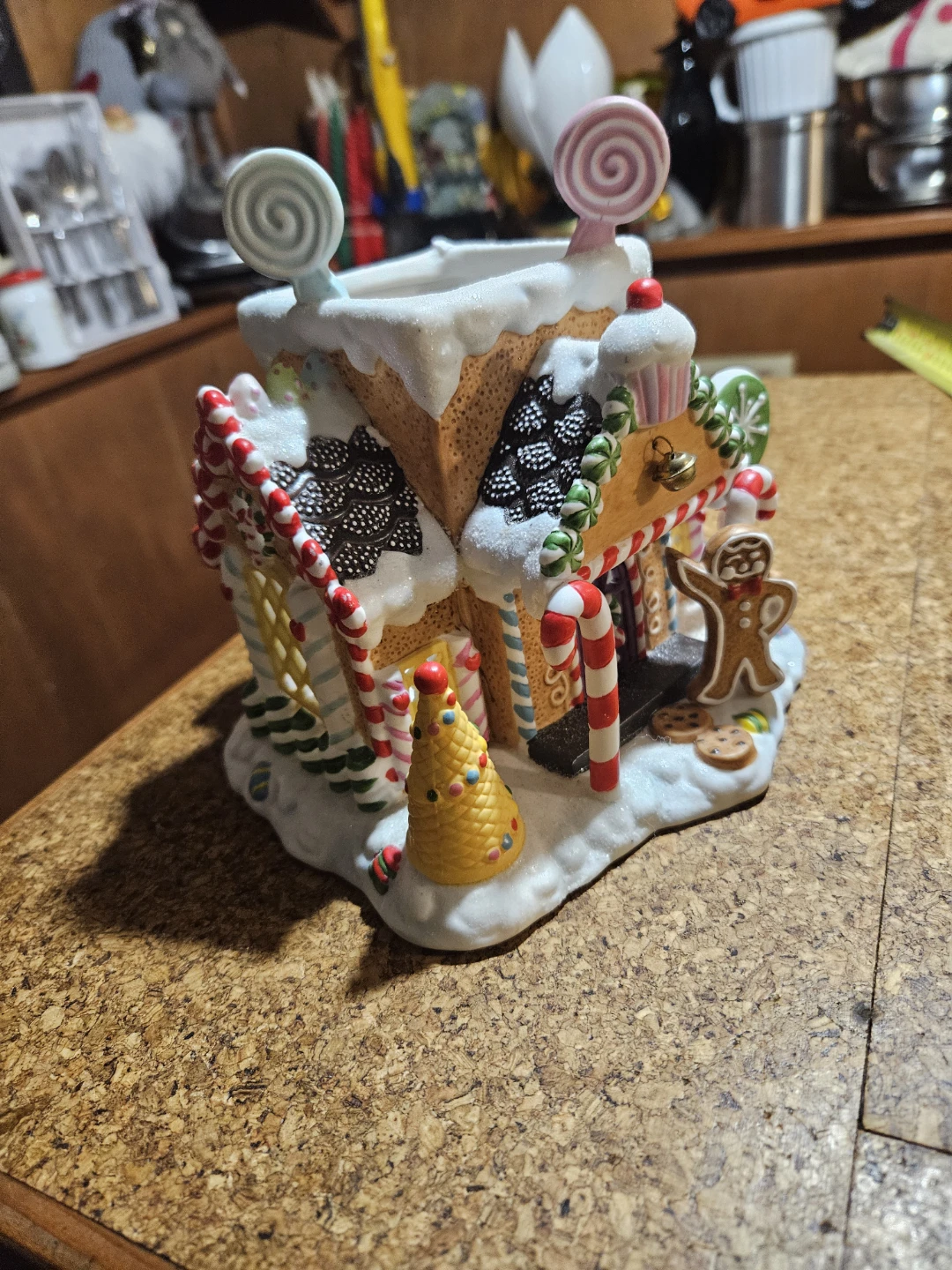 Gingerbread House Candle Holder - photo 4