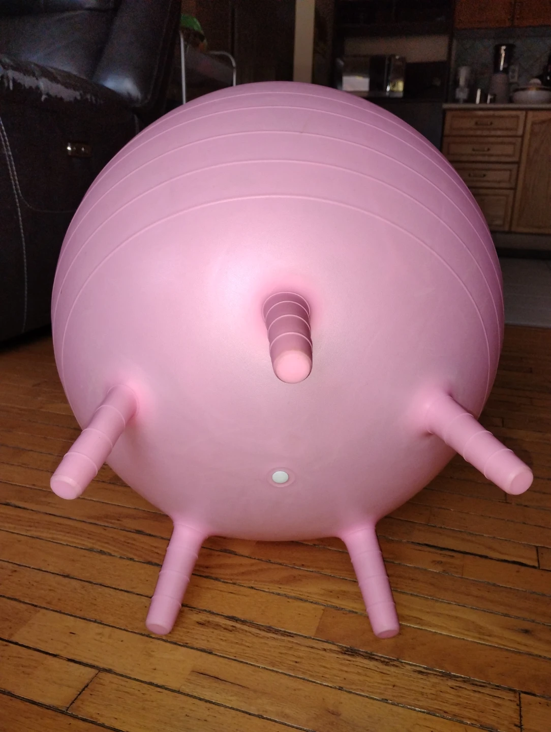 Pink Hopping Ball with Face - photo 5