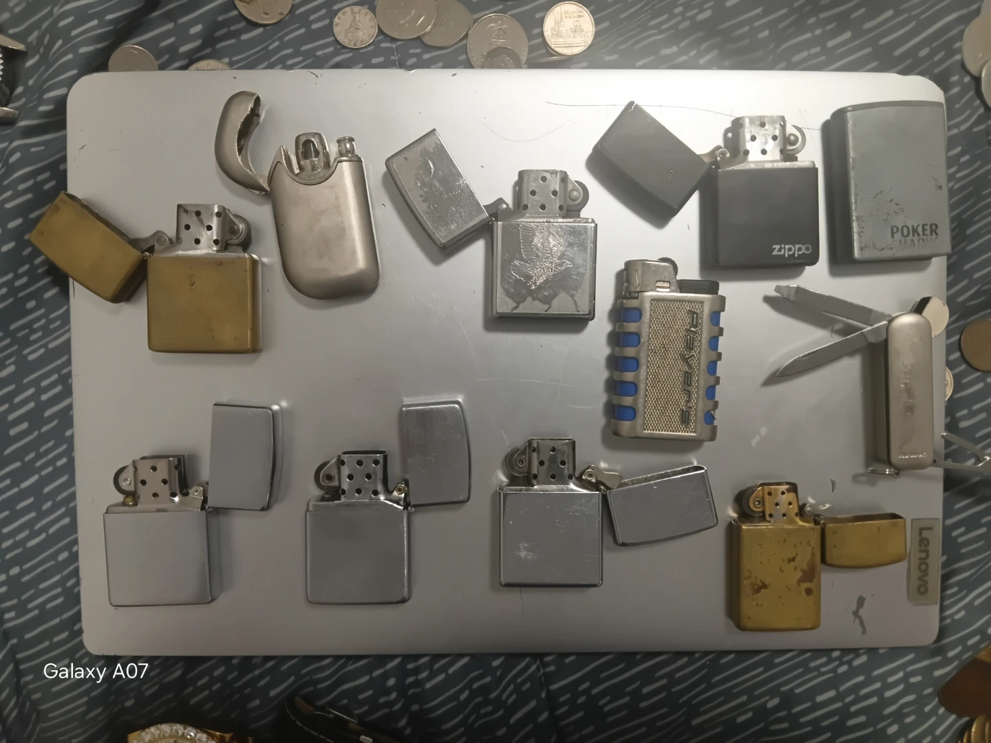 Assorted Lighters and Multi-tool