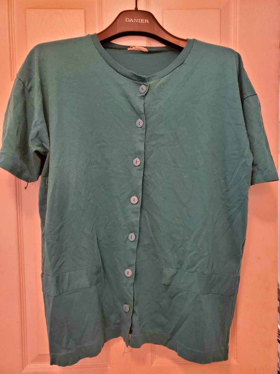 Green Button-up