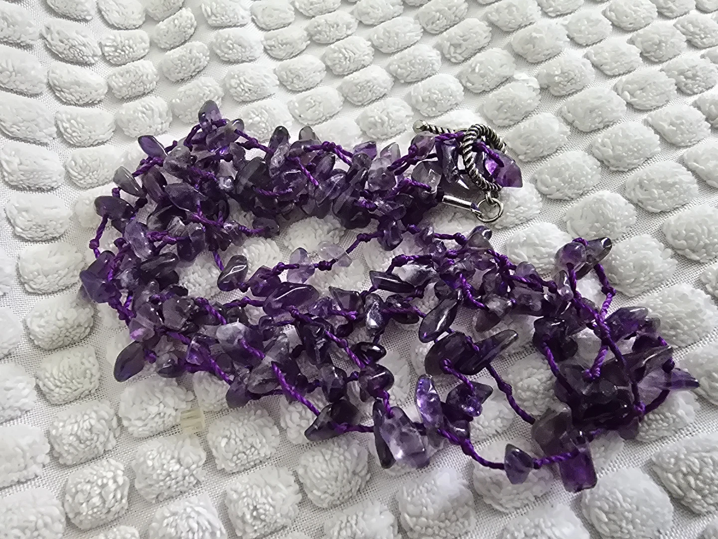 Amethyst Chip Bead necklace