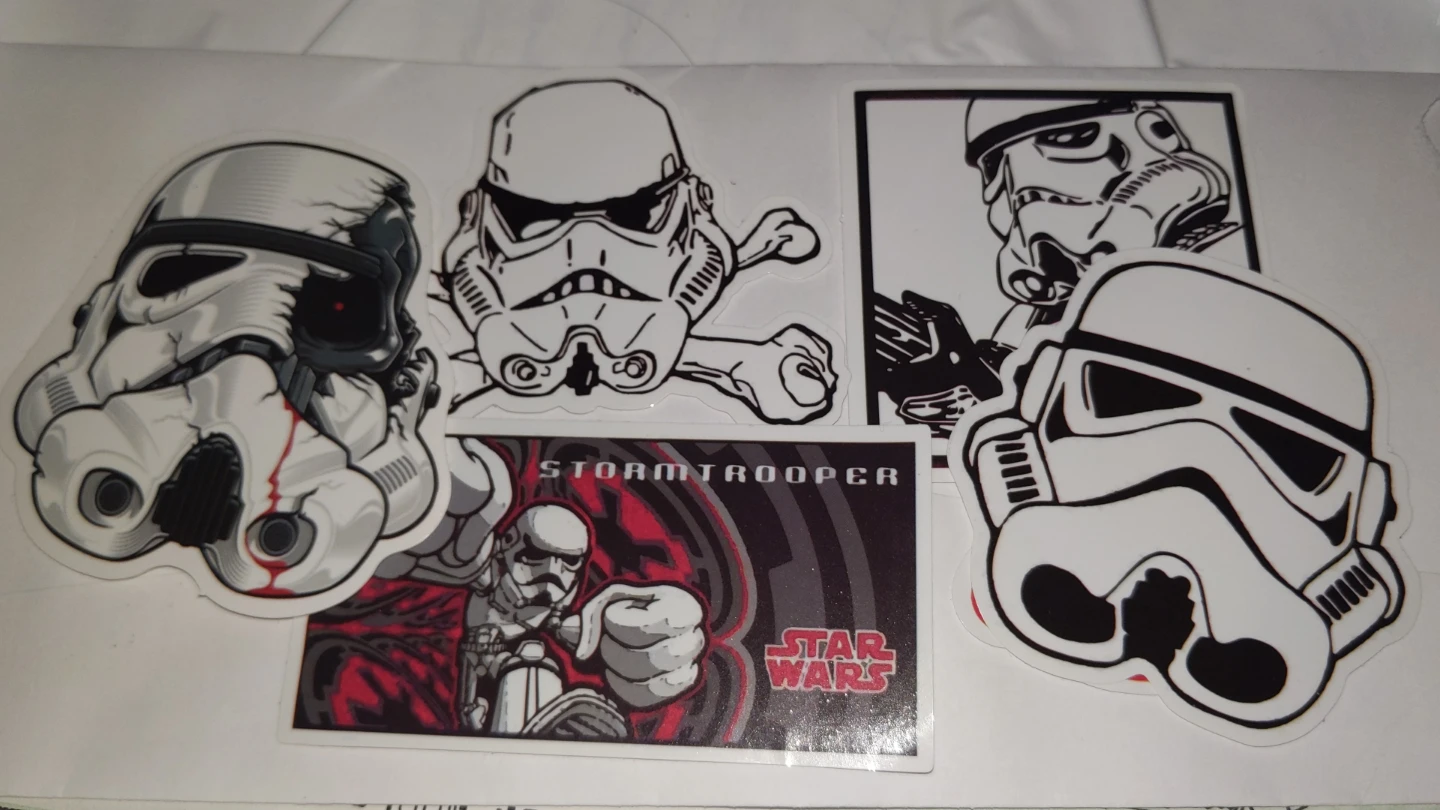 Star Wars Stormtrooper Stickers  ⚽