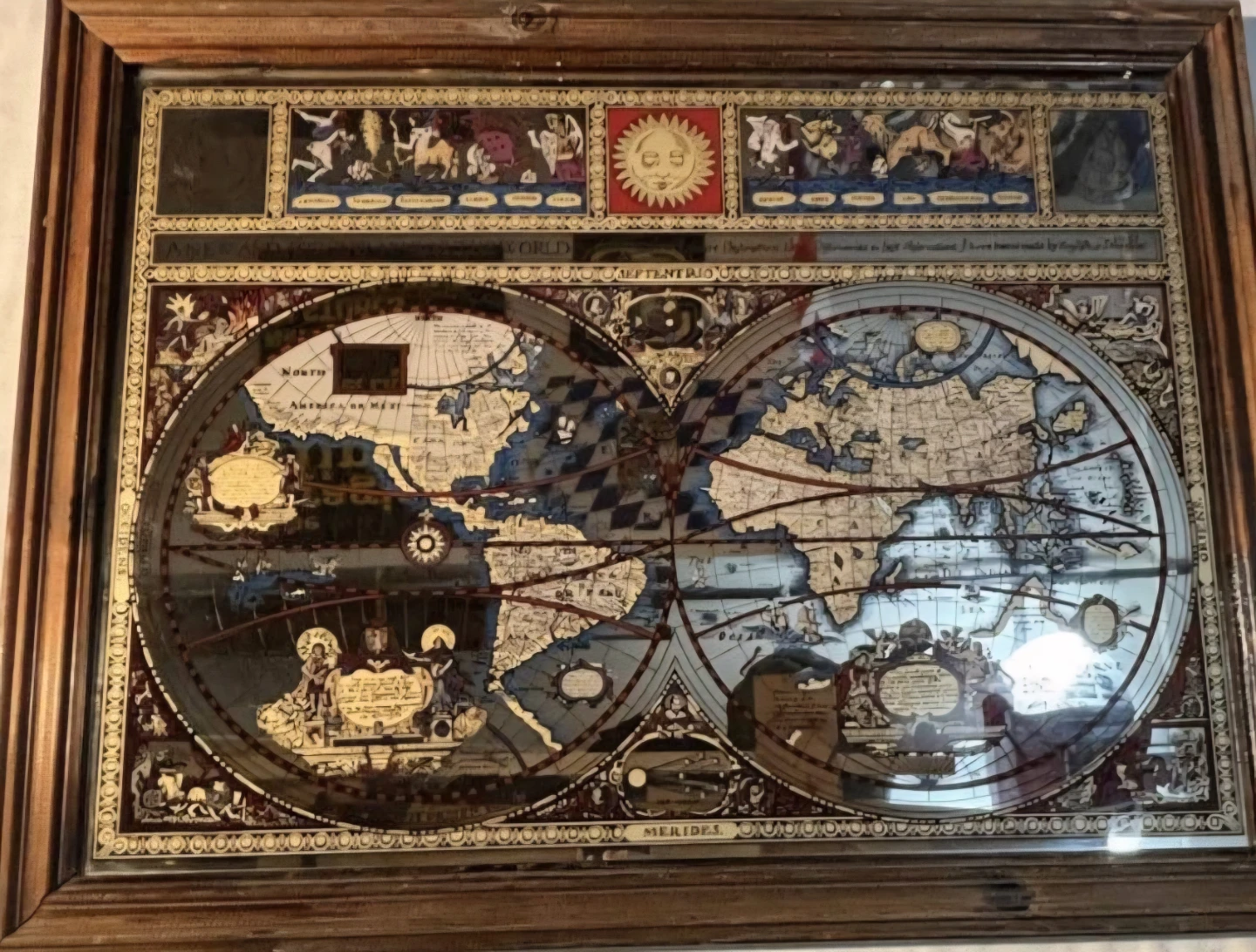 A New And Accvrat Map Of The World