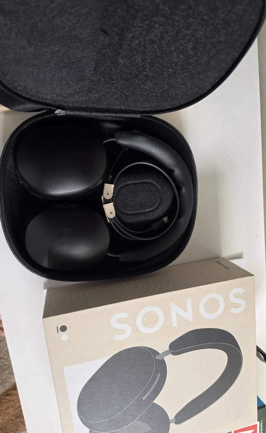 Sonos Ace Over-Ear Noise Cancelling - Black  with Case and Box - photo 3