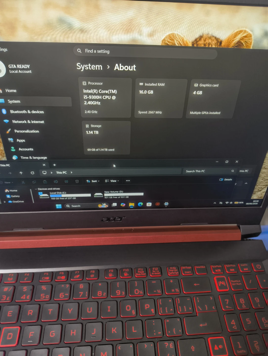 Acer Nitro 5 Gaming Laptop GTX1650 - photo 5