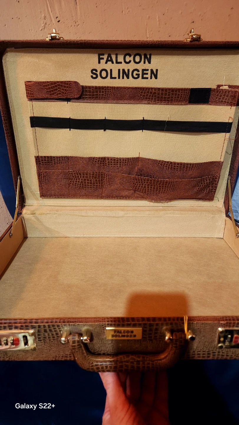 Falcon Solingen rare briefcase in pristine condition
