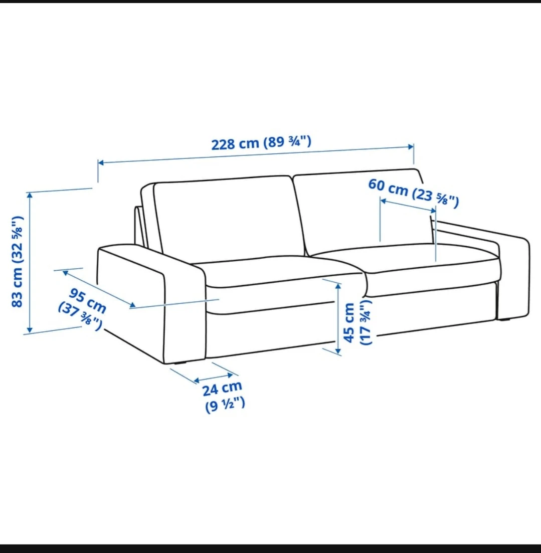 IKEA KIVIK Sofa - Grey - photo 4