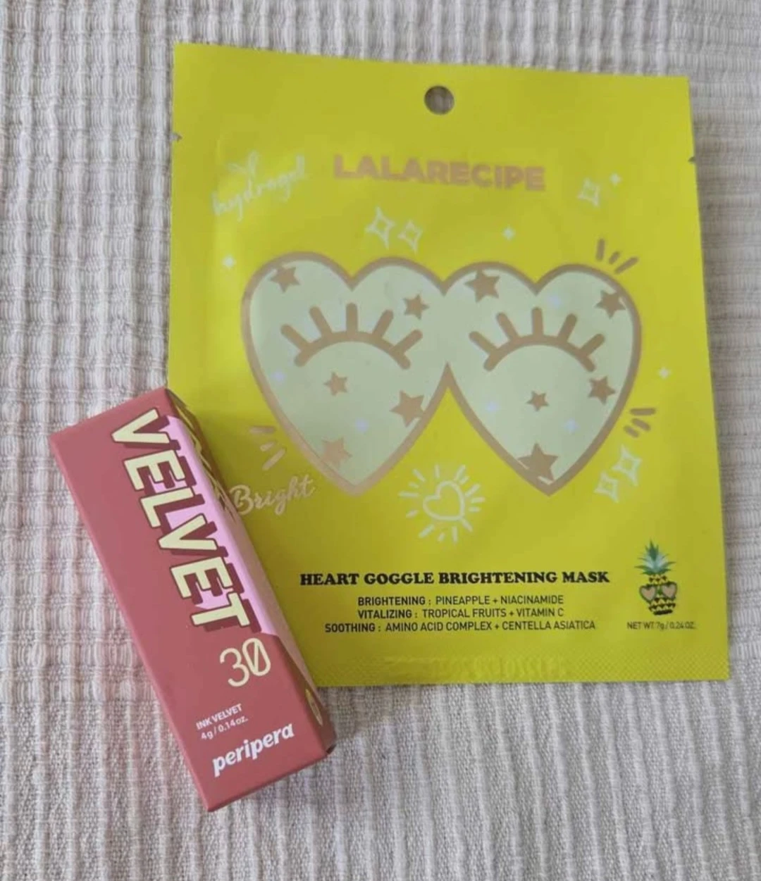 Lip Tint & Eye Mask
