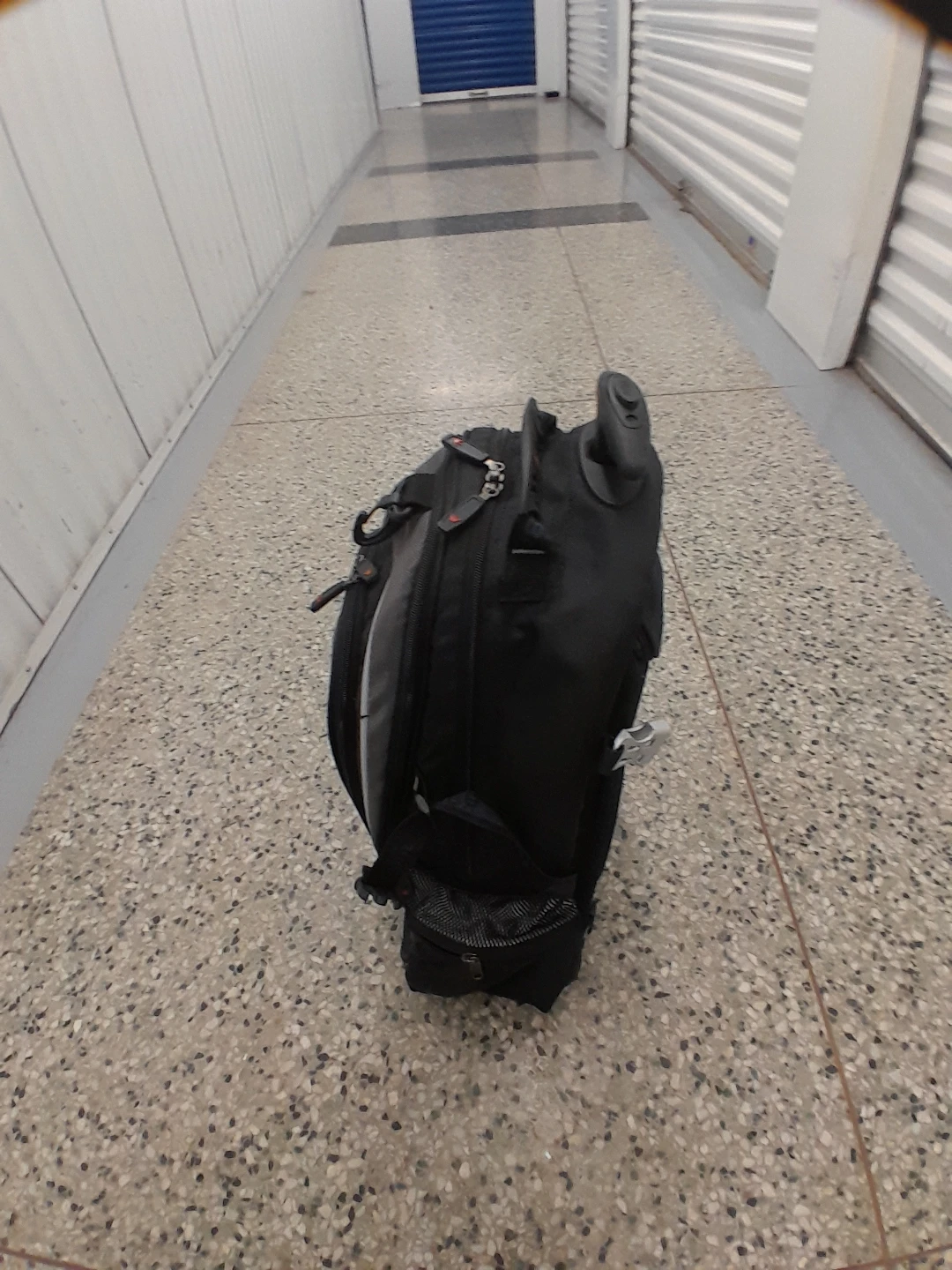 Black Wheeled Laptop Backpack - photo 3