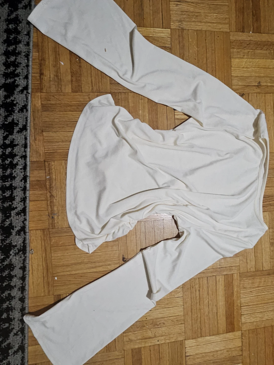 Cream long sleeve top - photo 3