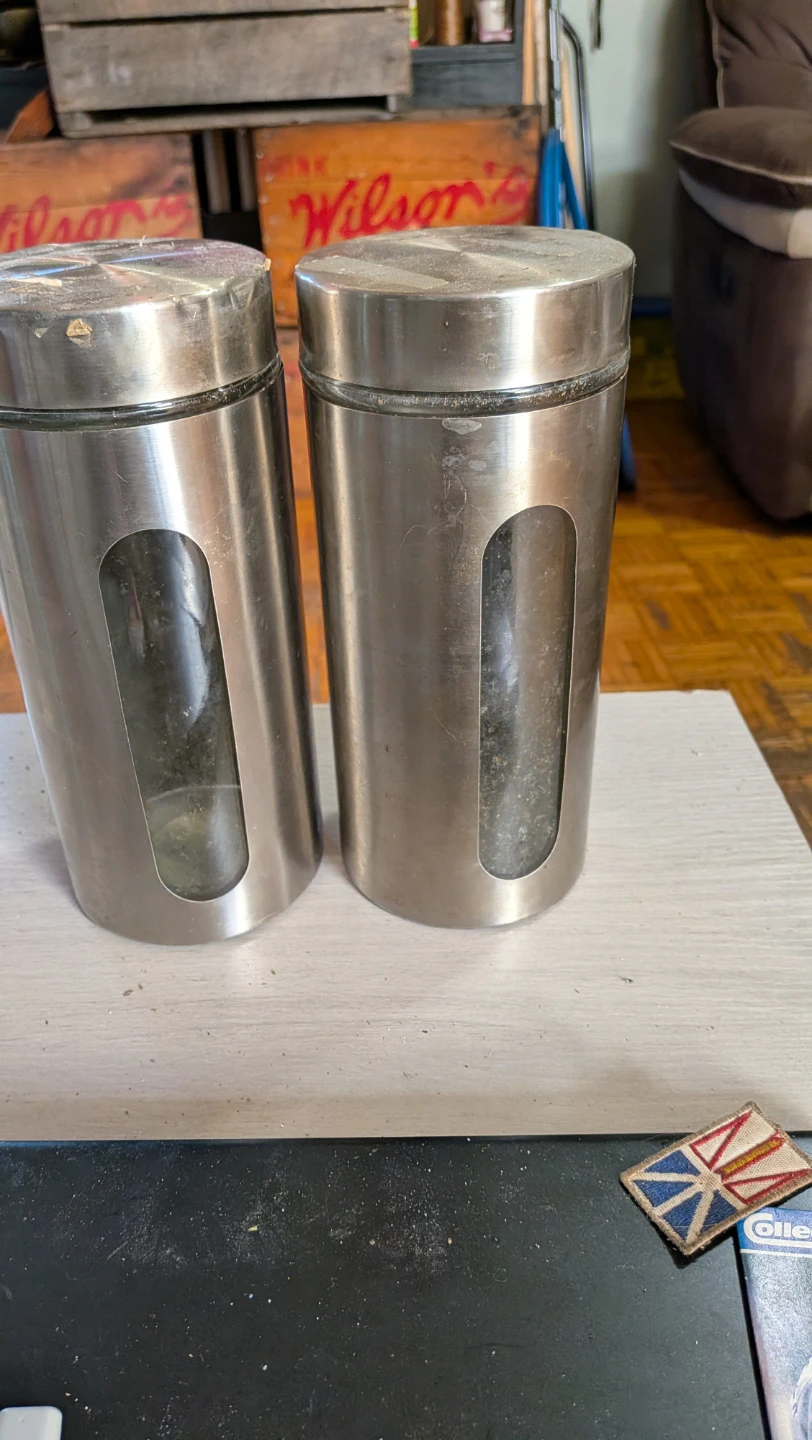 Stainless Steel Spice Jars Set⚽⚽