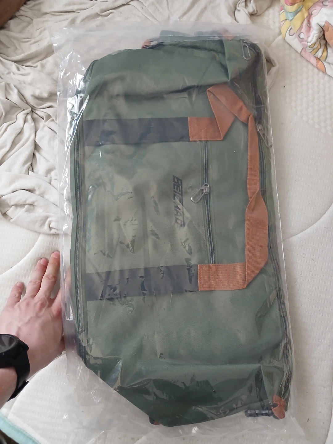 Belichao Green Duffel Bag