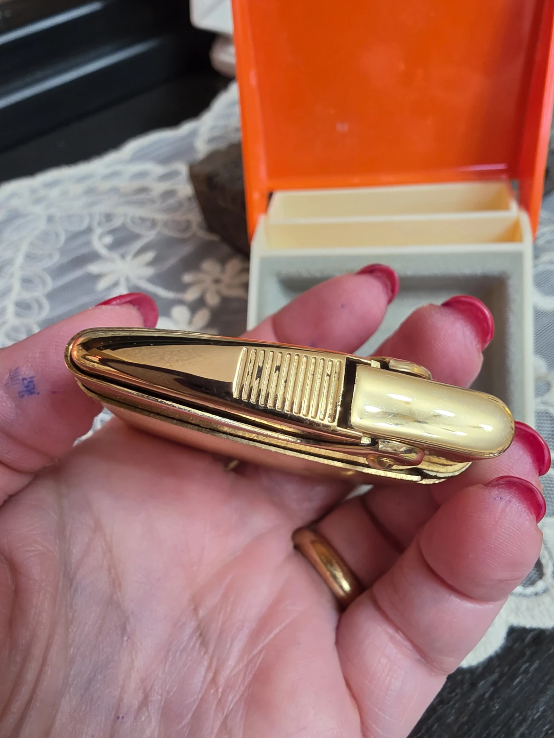 Rowenta Gas-Ship Lighter 1960 made in Germany collectors - photo 5