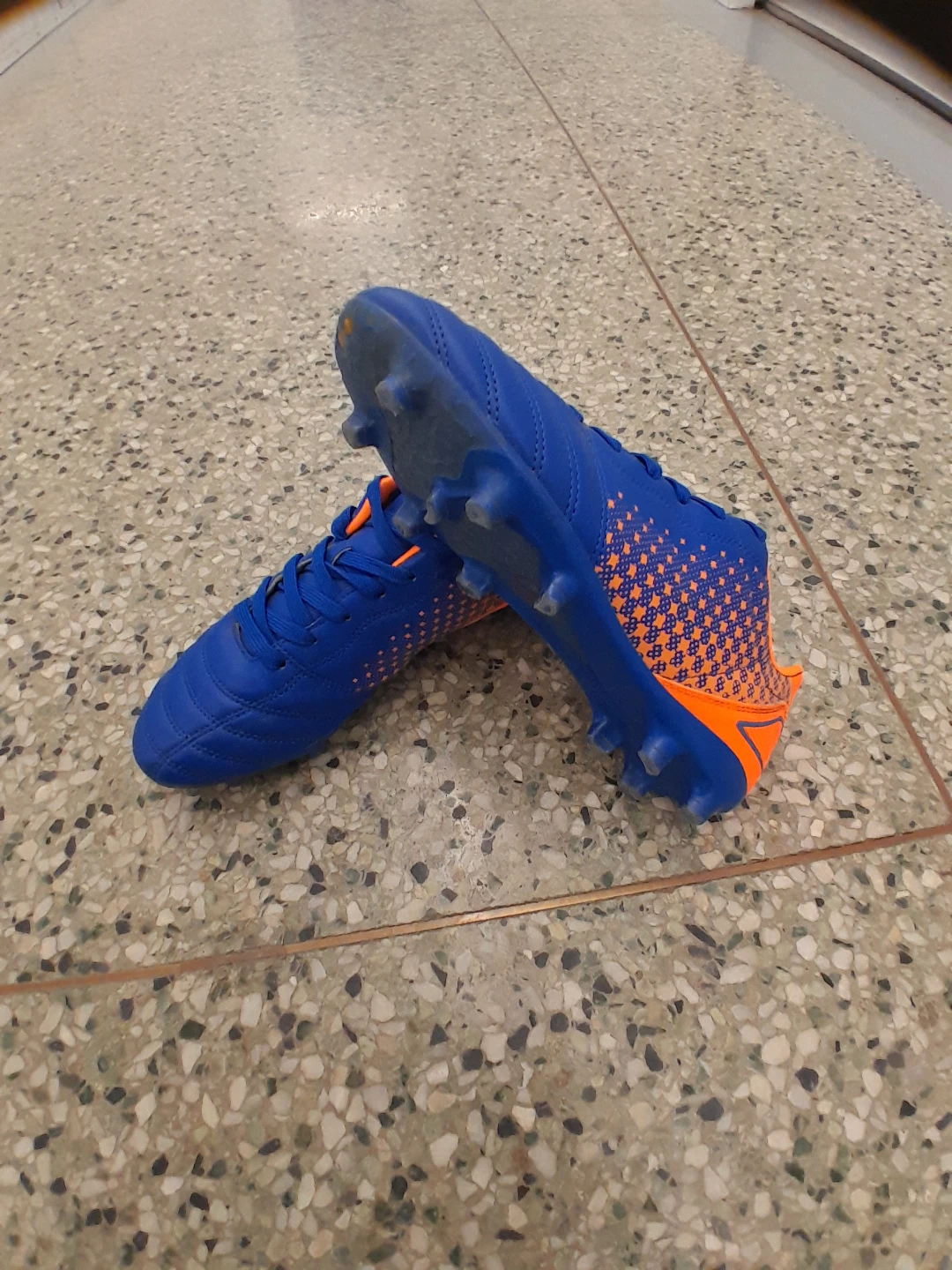 Blue and Orange Soccer Cleats Men's Size 7 - photo 2