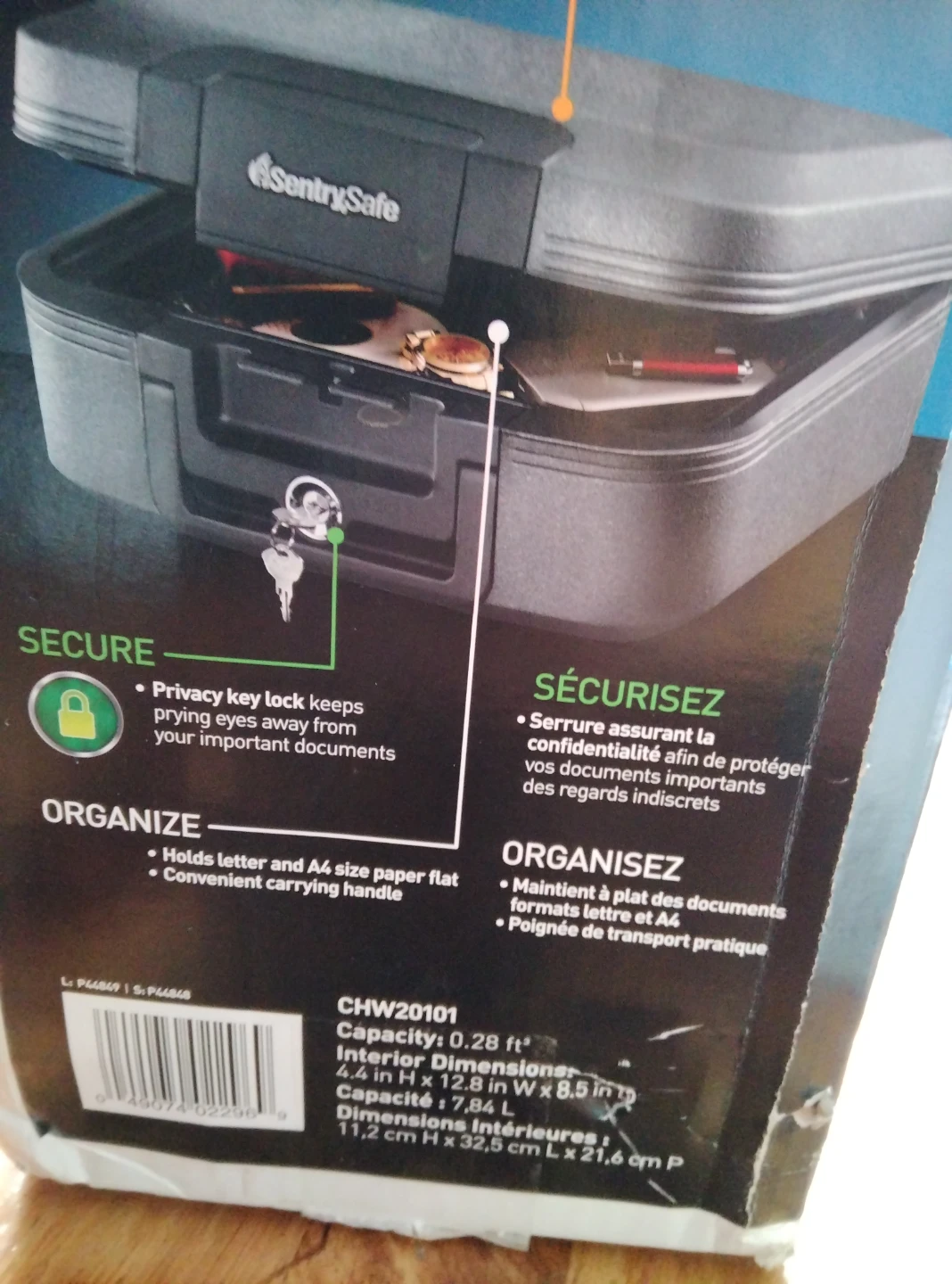 SentrySafe Medium Chest Fire + Water Protection - photo 4
