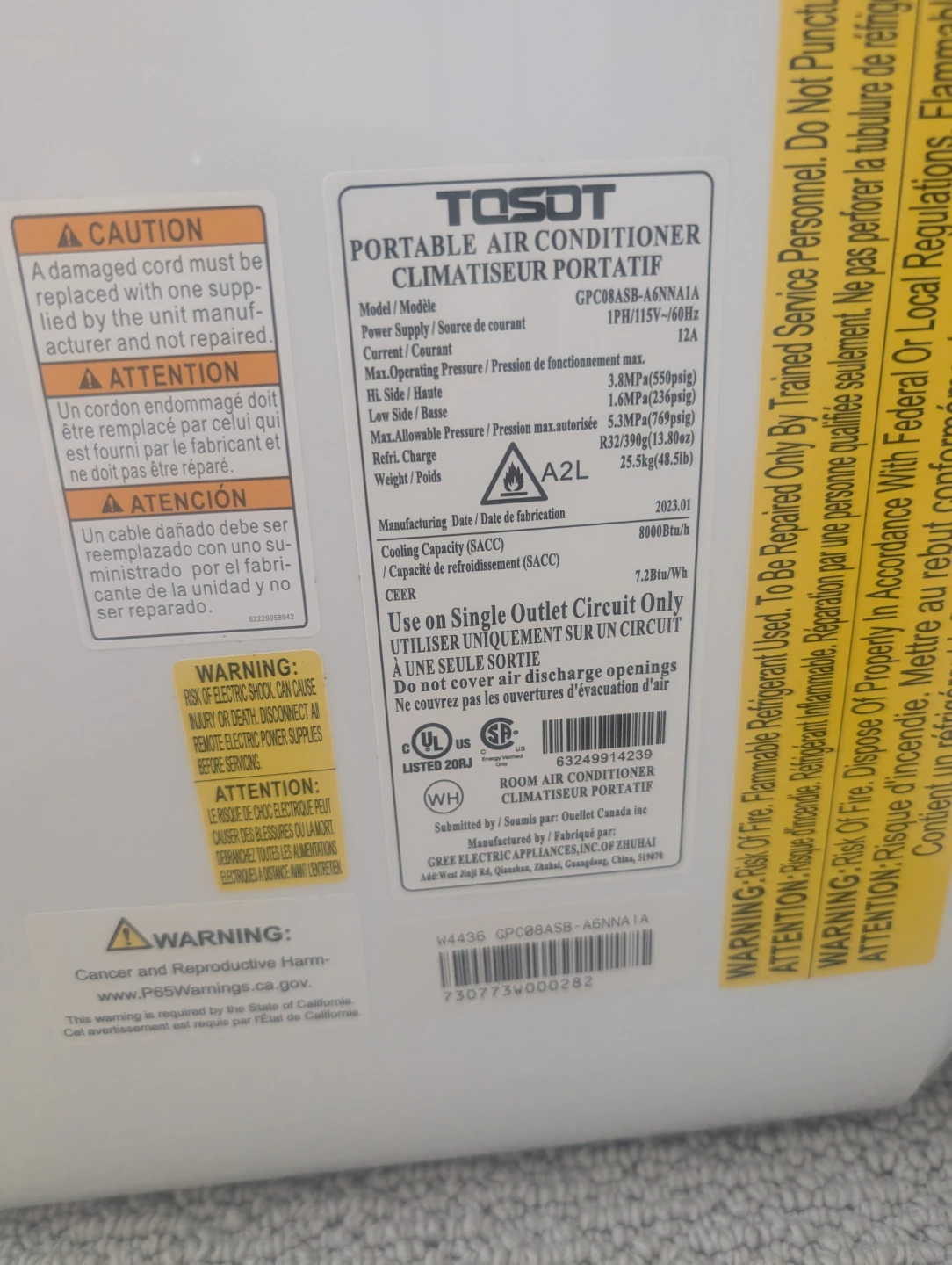 Tosot Portable Air Conditioner - photo 2