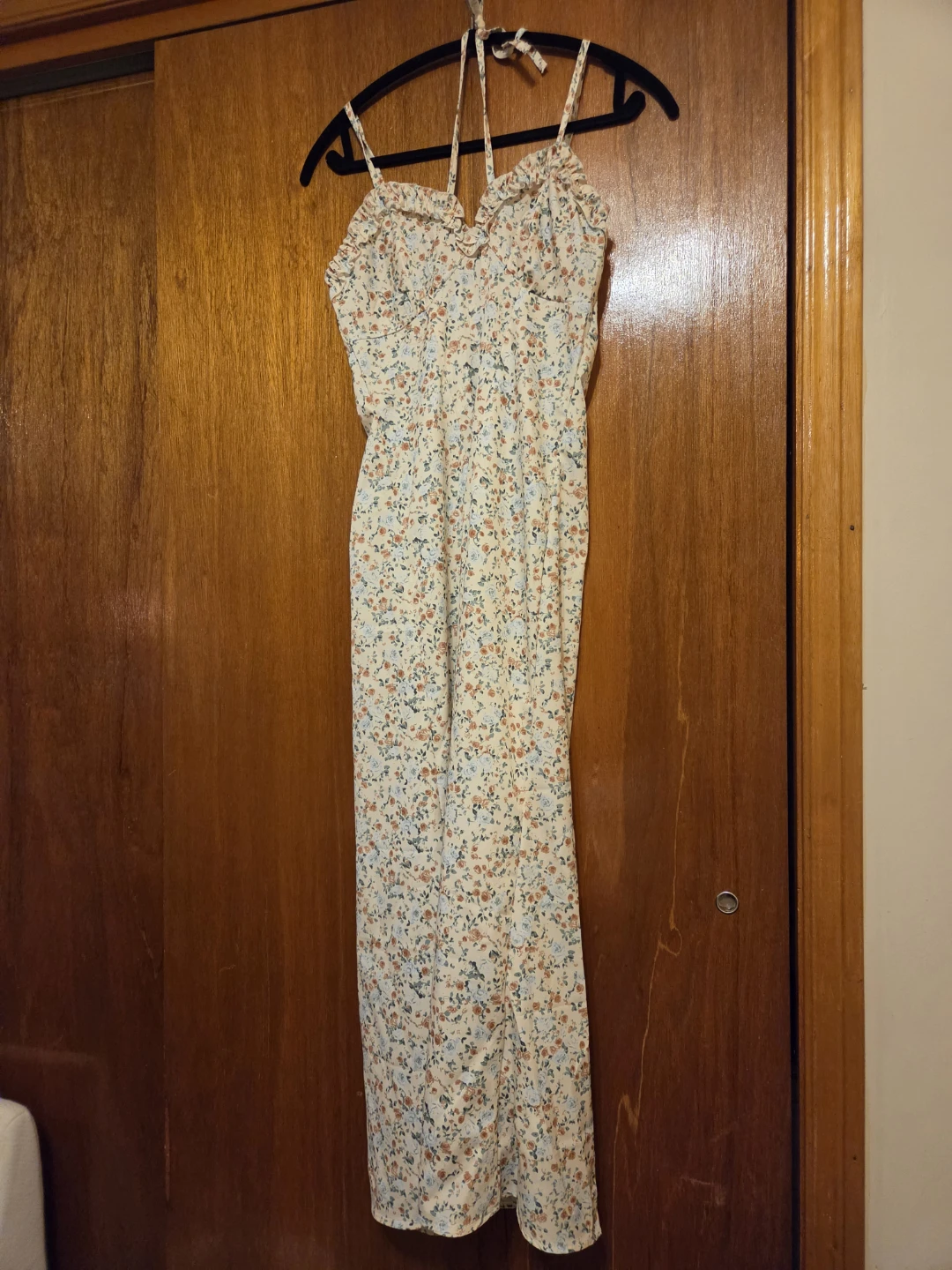 Silky Floral Maxi Dress