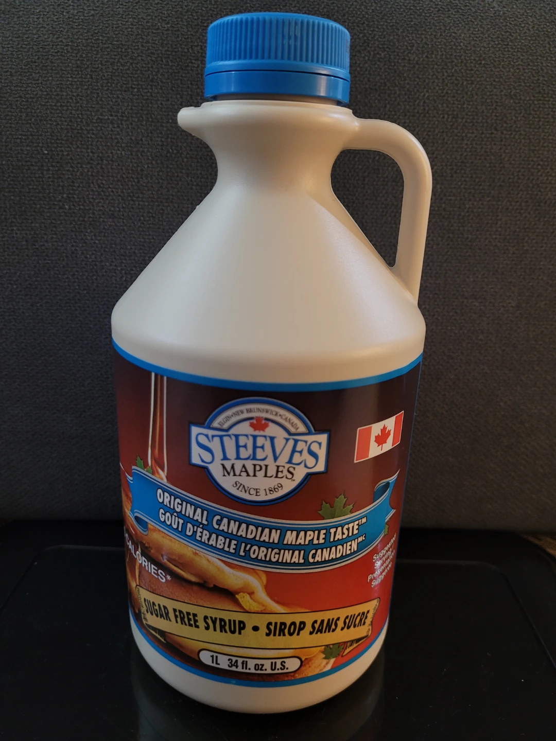 Steeves Maples Original Canadian Maple Taste Sugar Free Syrup