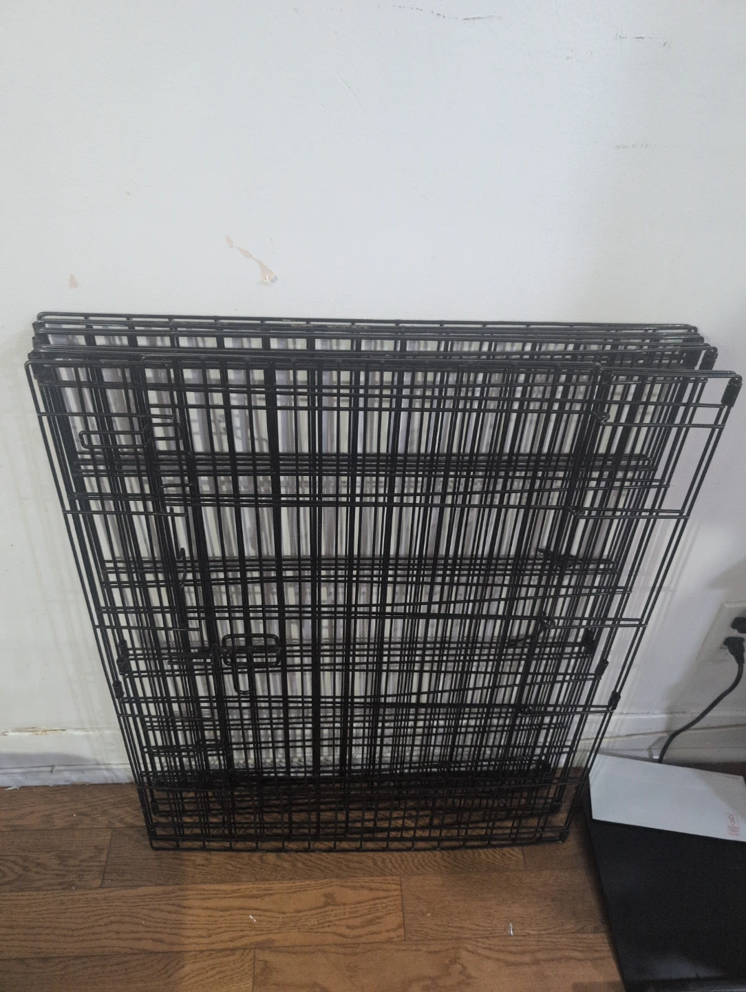 Black Metal Dog pen