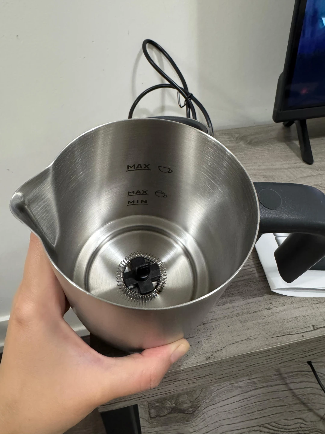 AMZCHEF Milk Frother 8-in-1 Electric 17oz - photo 3