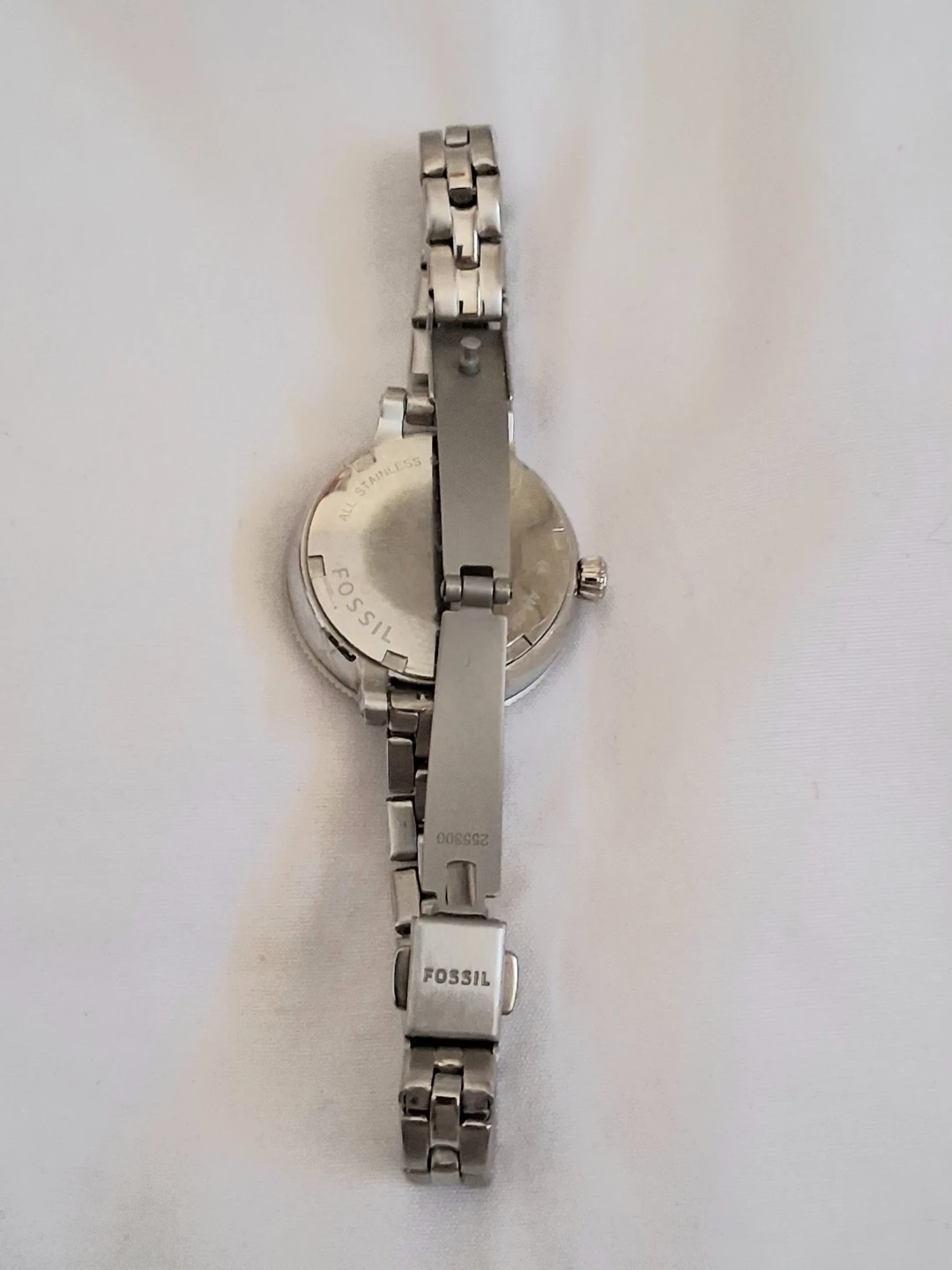 FOSSIL WOMEN'S STAINLESS STILL WATCH WITH RHEINSTONES - photo 3
