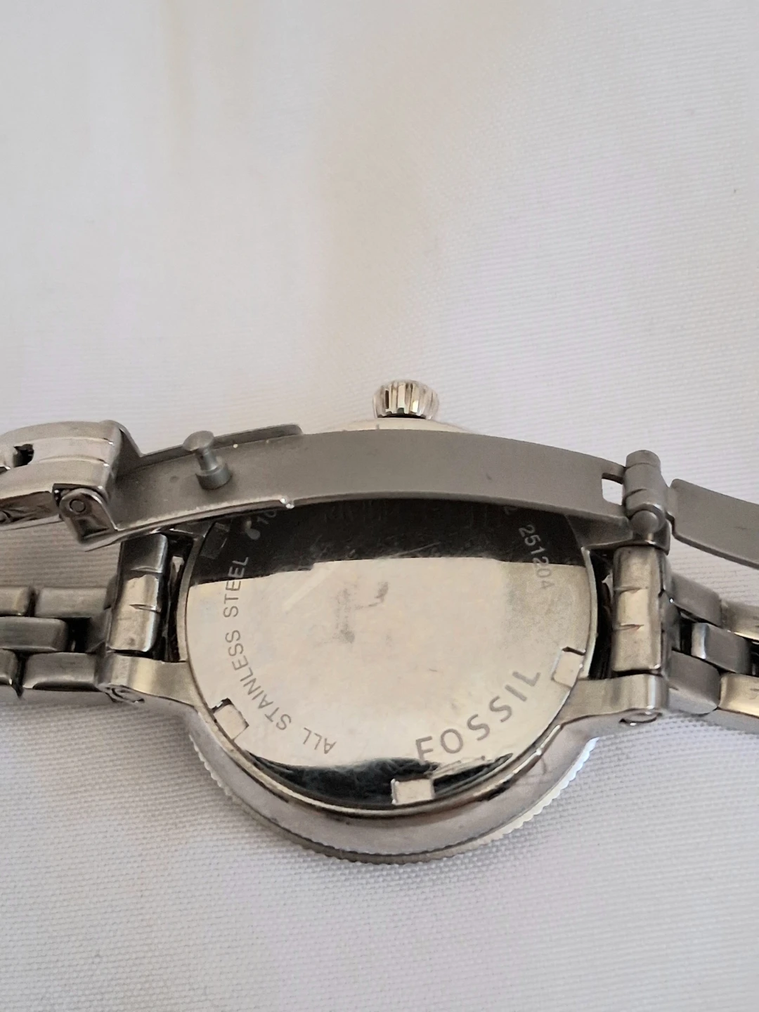 FOSSIL WOMEN'S STAINLESS STILL WATCH WITH RHEINSTONES - photo 4