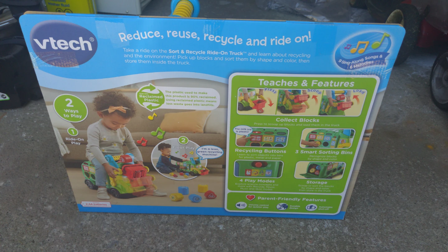 VTech Sort & Recycle Ride-On Truck - photo 2