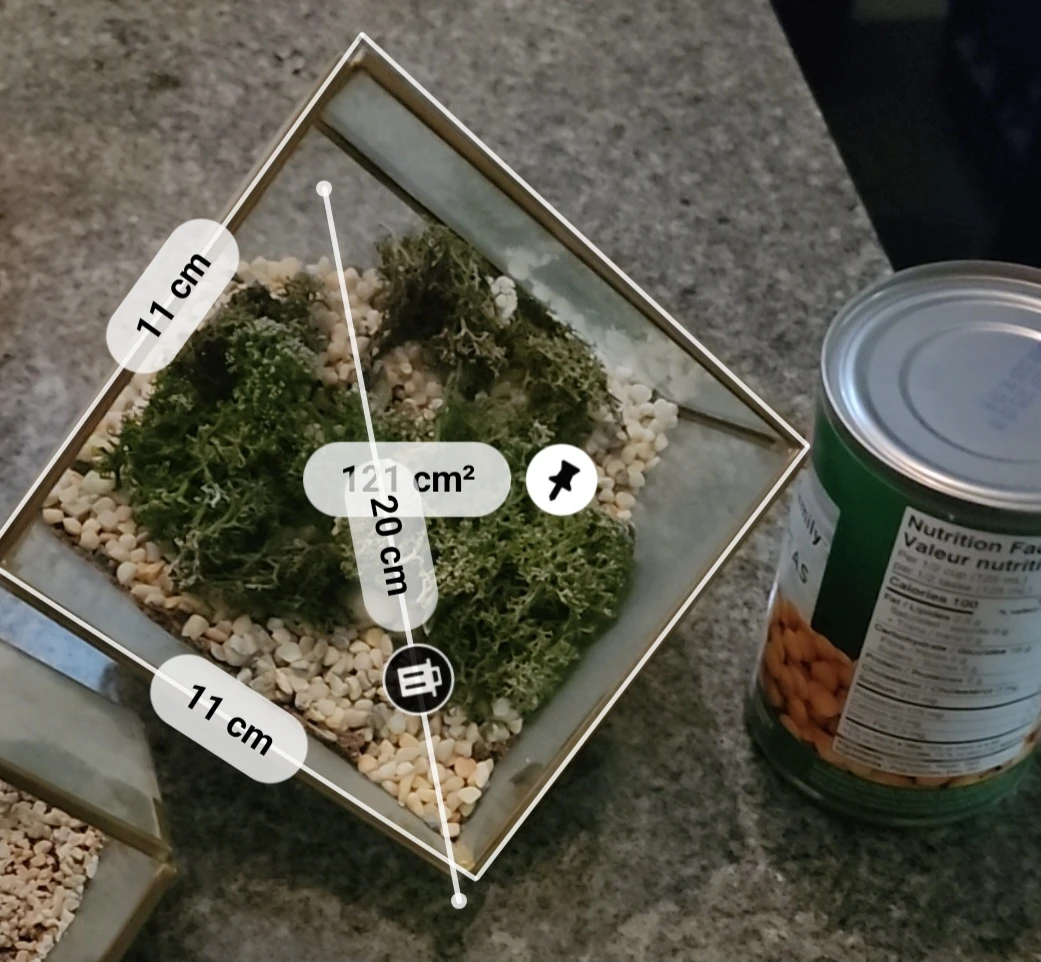 Geometric Terrariums with faux Succulent and Moss - photo 3