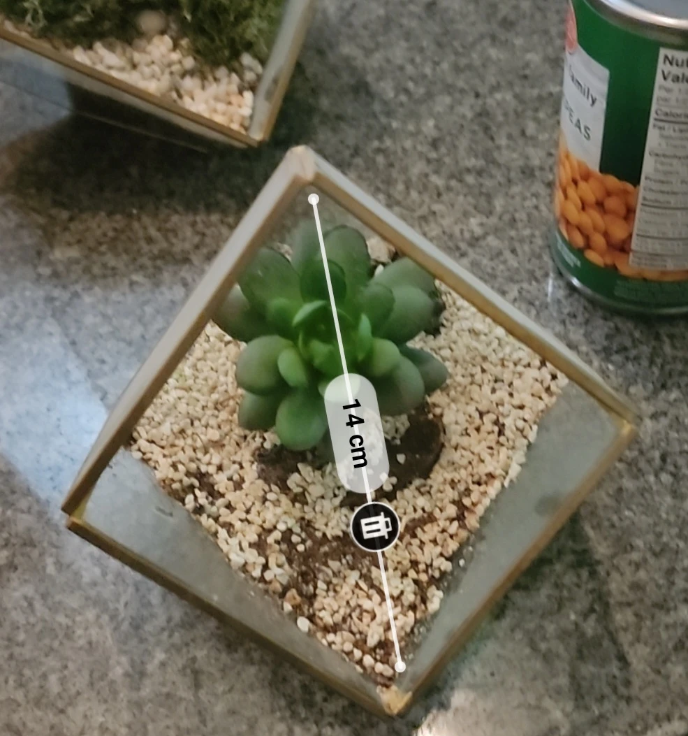 Geometric Terrariums with faux Succulent and Moss - photo 4