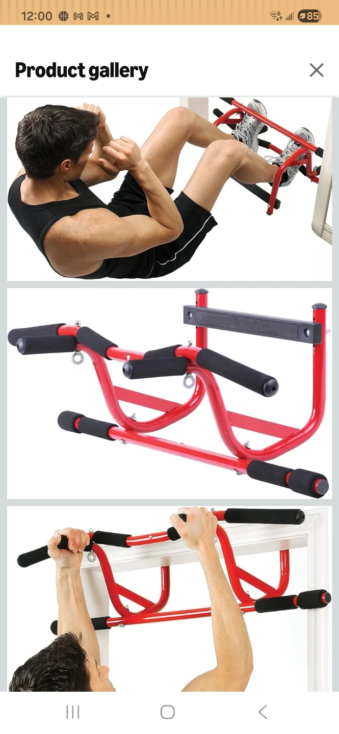 GoFit Doorway Pull-Up Bar - photo 3