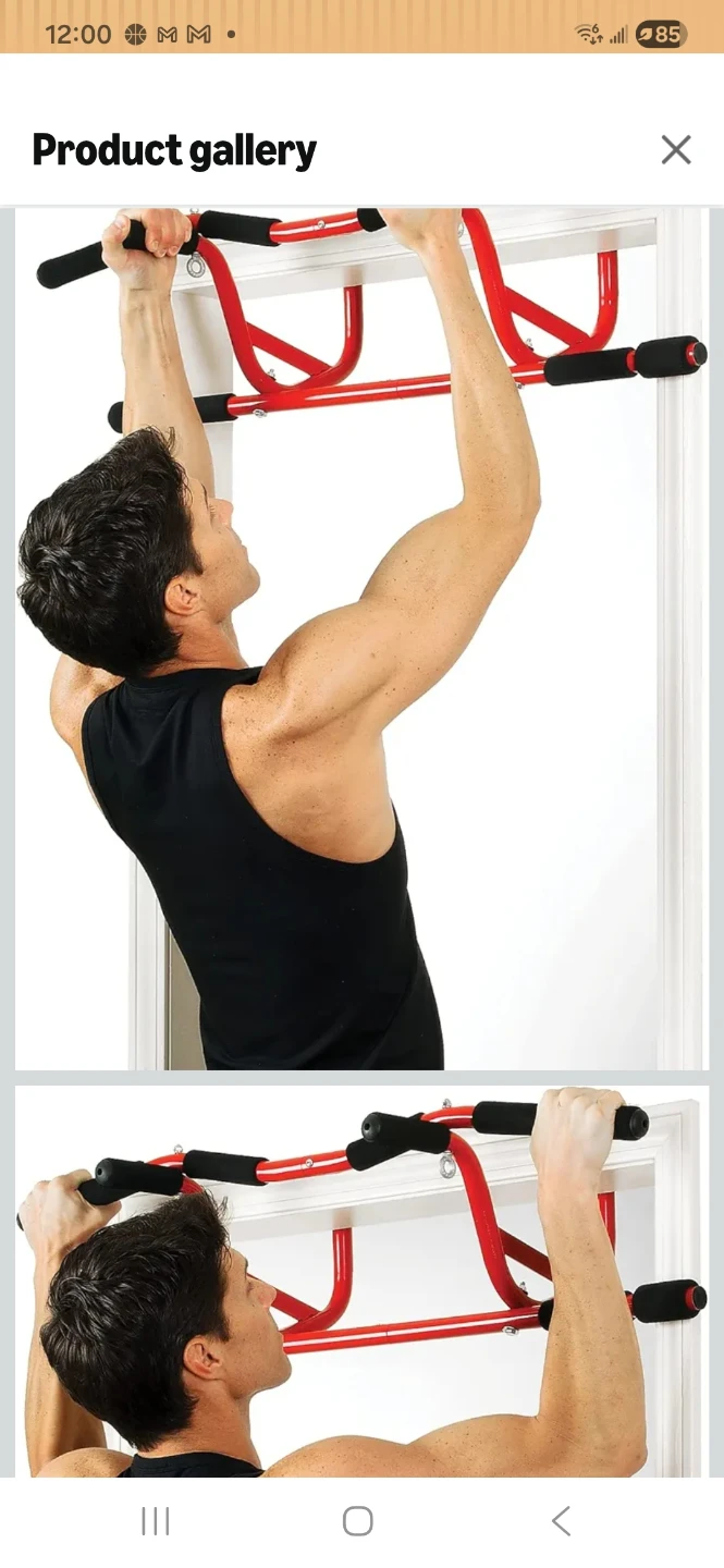 GoFit Doorway Pull-Up Bar - photo 4
