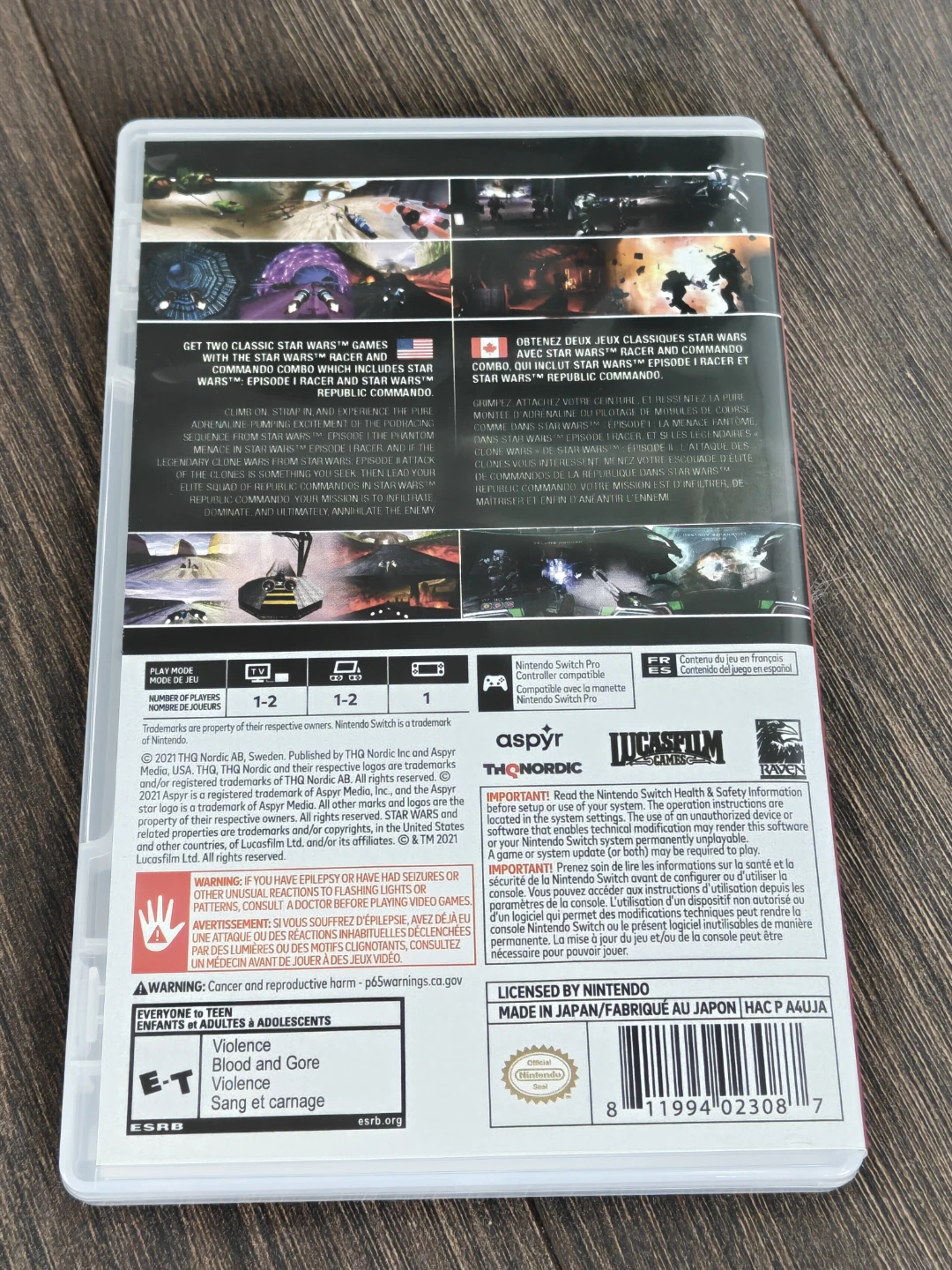 Nintendo Switch Star Wars Racer & Commando Switch / Switch 2 ⚽ - photo 3