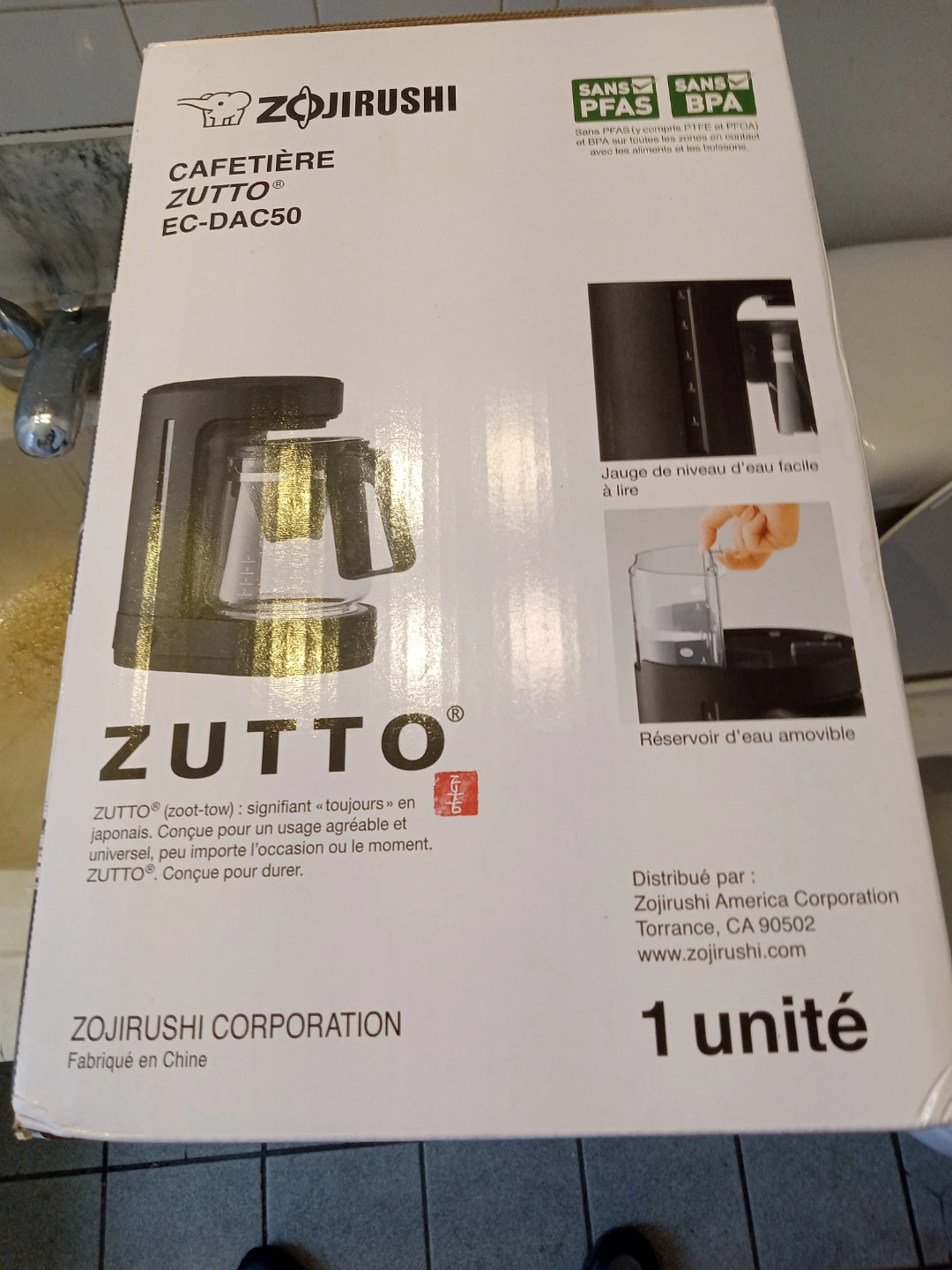 Zojirushi Zutto Coffee Maker EC-DAC50.  NEW. !!!!