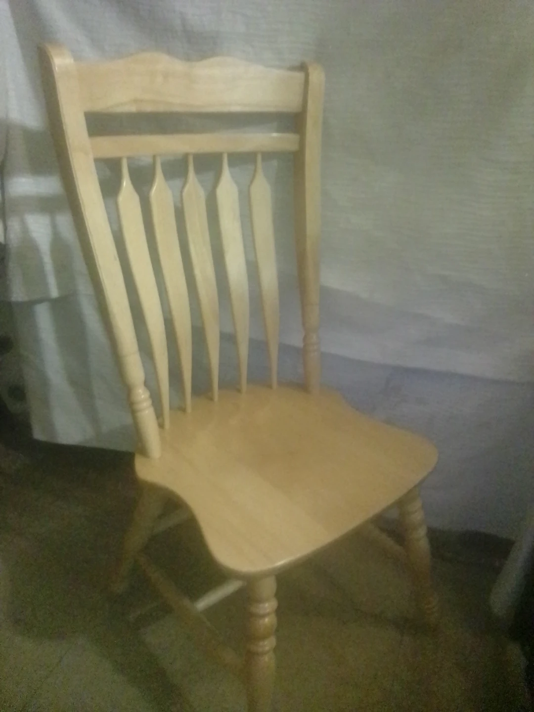 Light Wood Dining Chair - photo 2