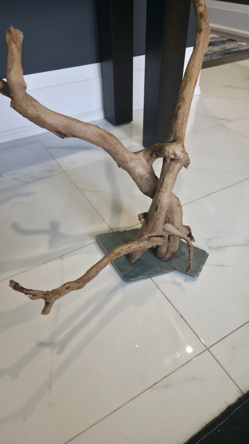 2 decorative tree branches on slate stone - photo 5