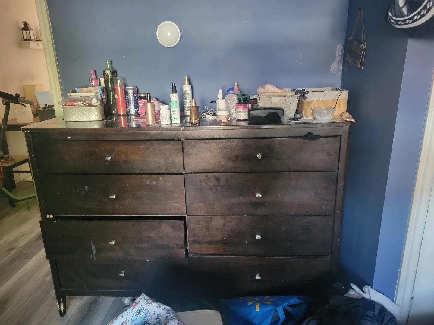 Dark Brown 6-Drawer Dresser