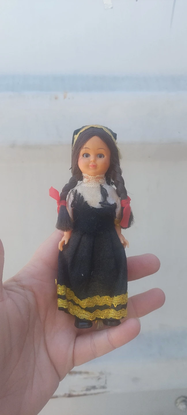 Vintage Small Doll in Traditional Outfit