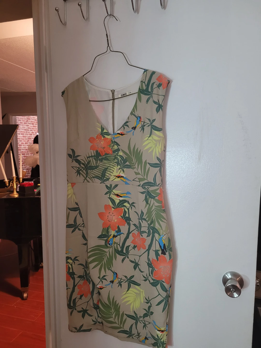 Oasis Tropical Floral Sheath Dress