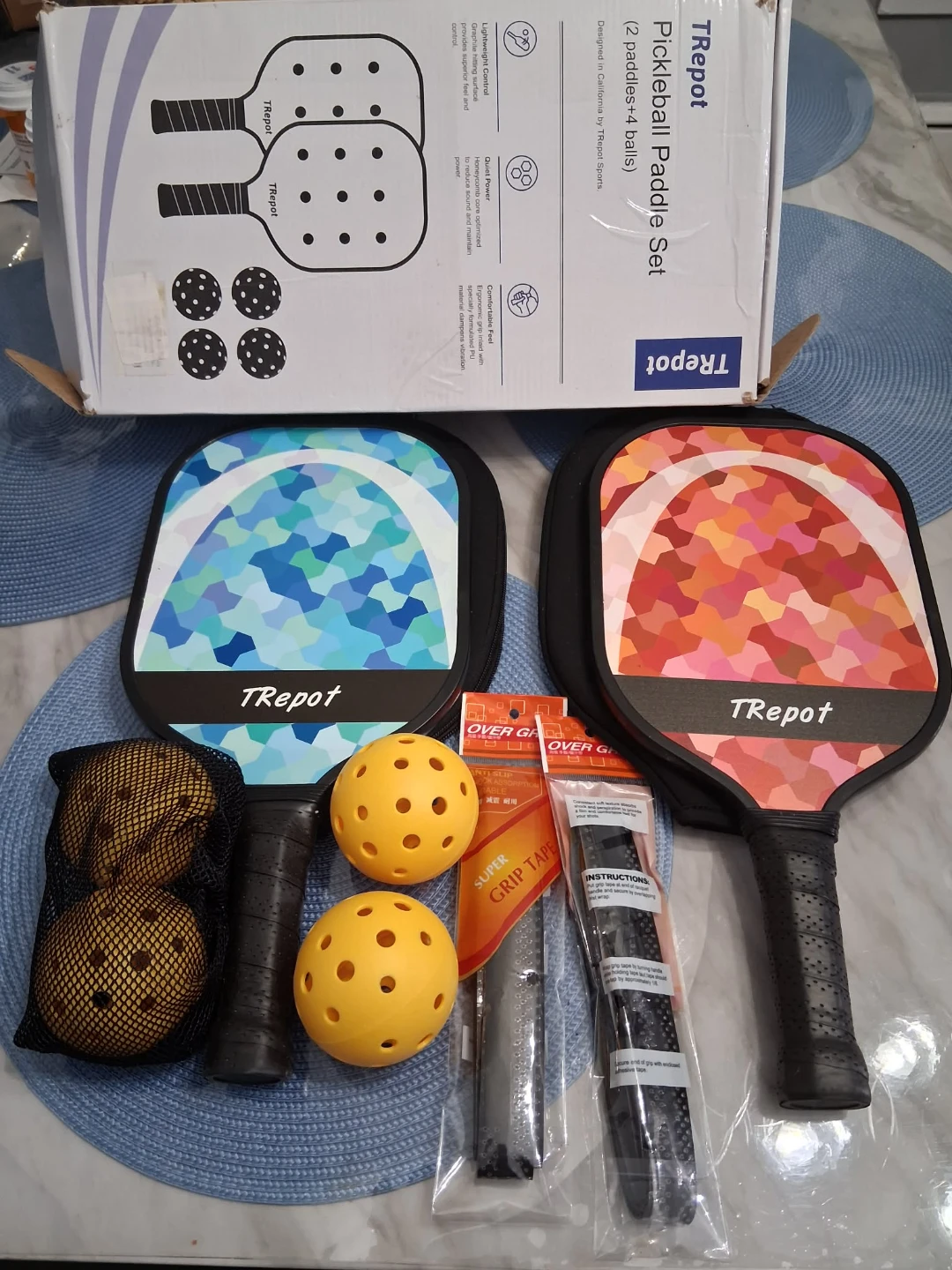 Trepôt Pickleball Paddle Set