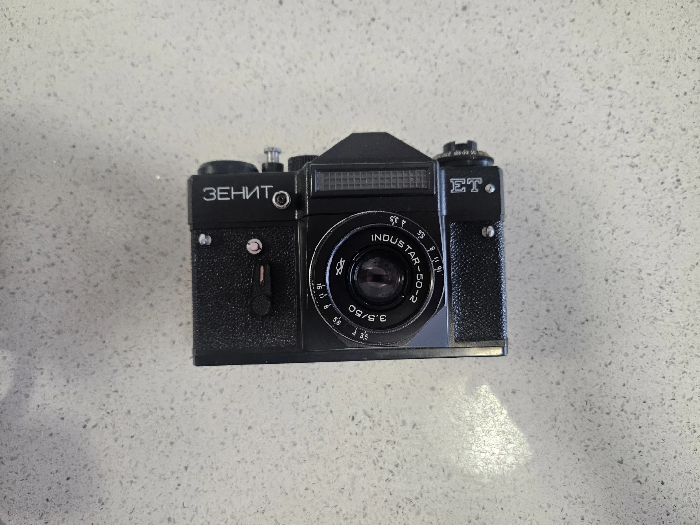 Zenit ET 35mm Film Camera with Industar-50-2 Lens