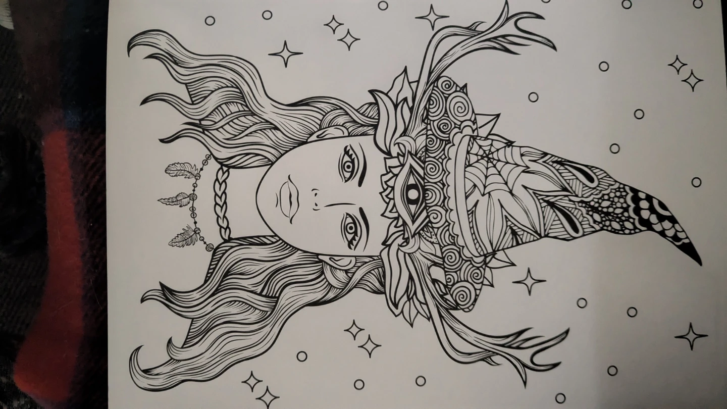 Color-Your-Own Witchery Gallery Wall Art Coloring Book - photo 3