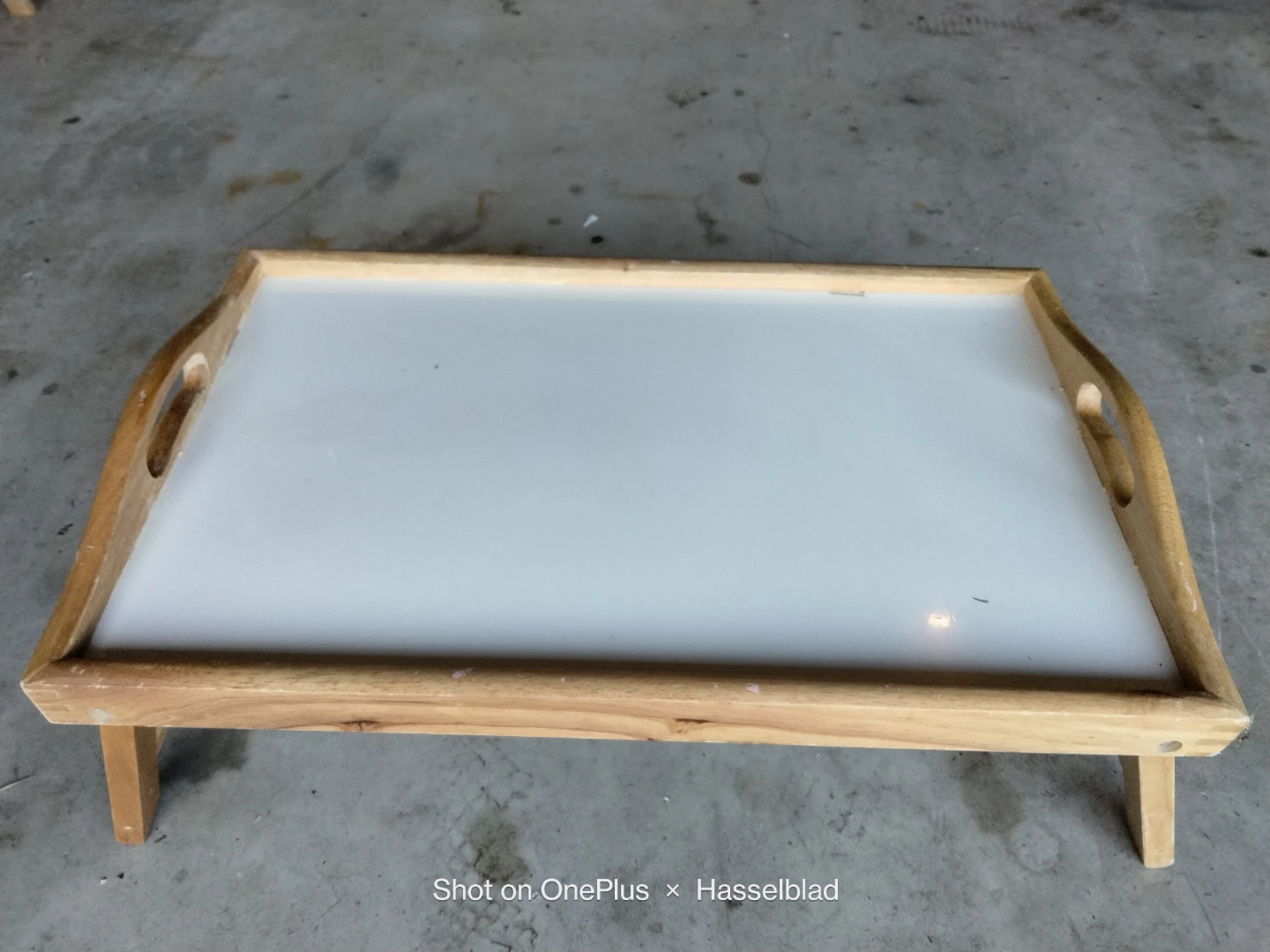 Wooden Serving Tray with Handles