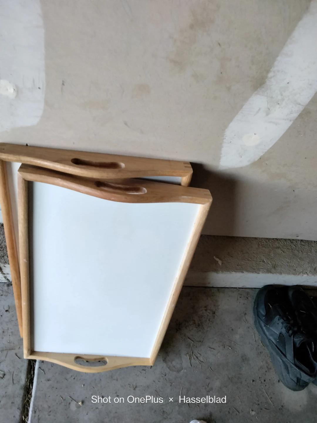 Wooden Serving Tray with Handles - photo 2