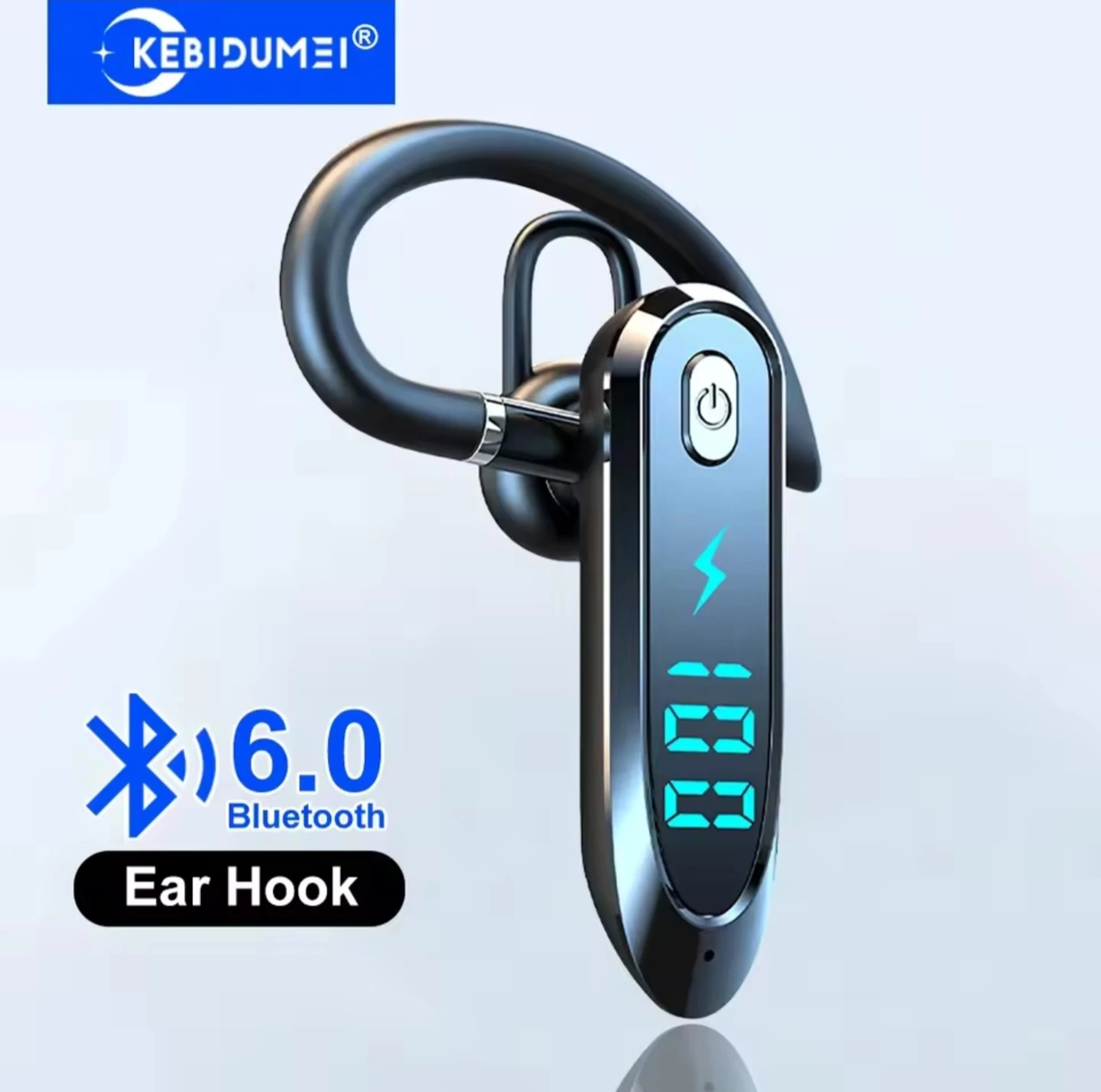 KEBIDUMEI Bluetooth 6.0 Ear Hook Headset