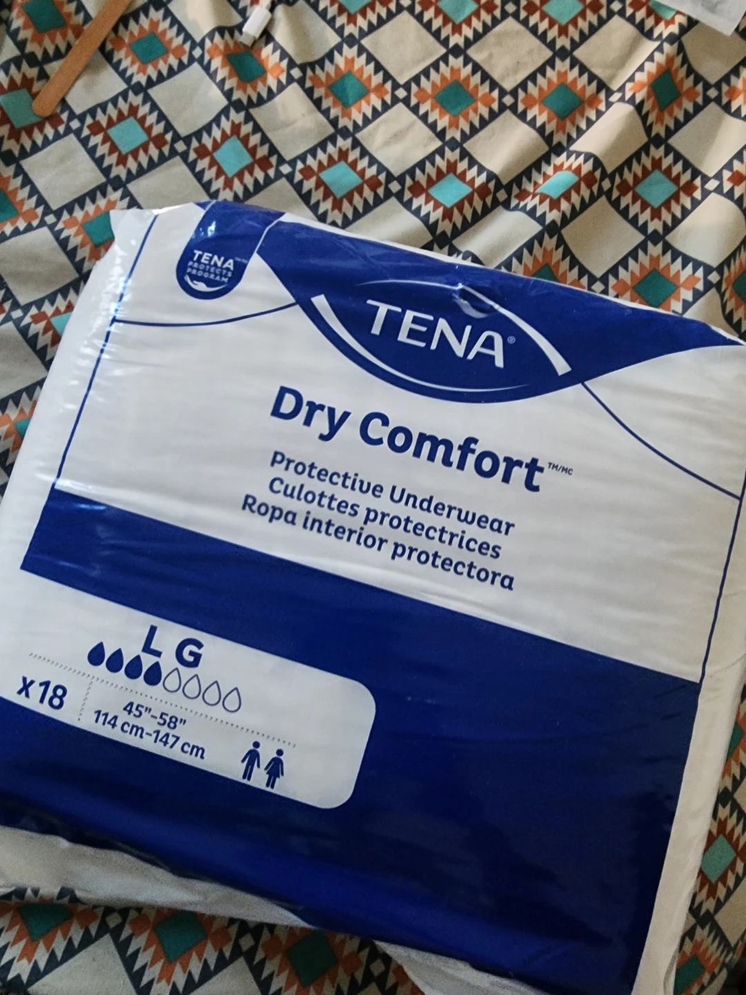 TENA Dry Comfort Protective Underwear - Large (18 count)