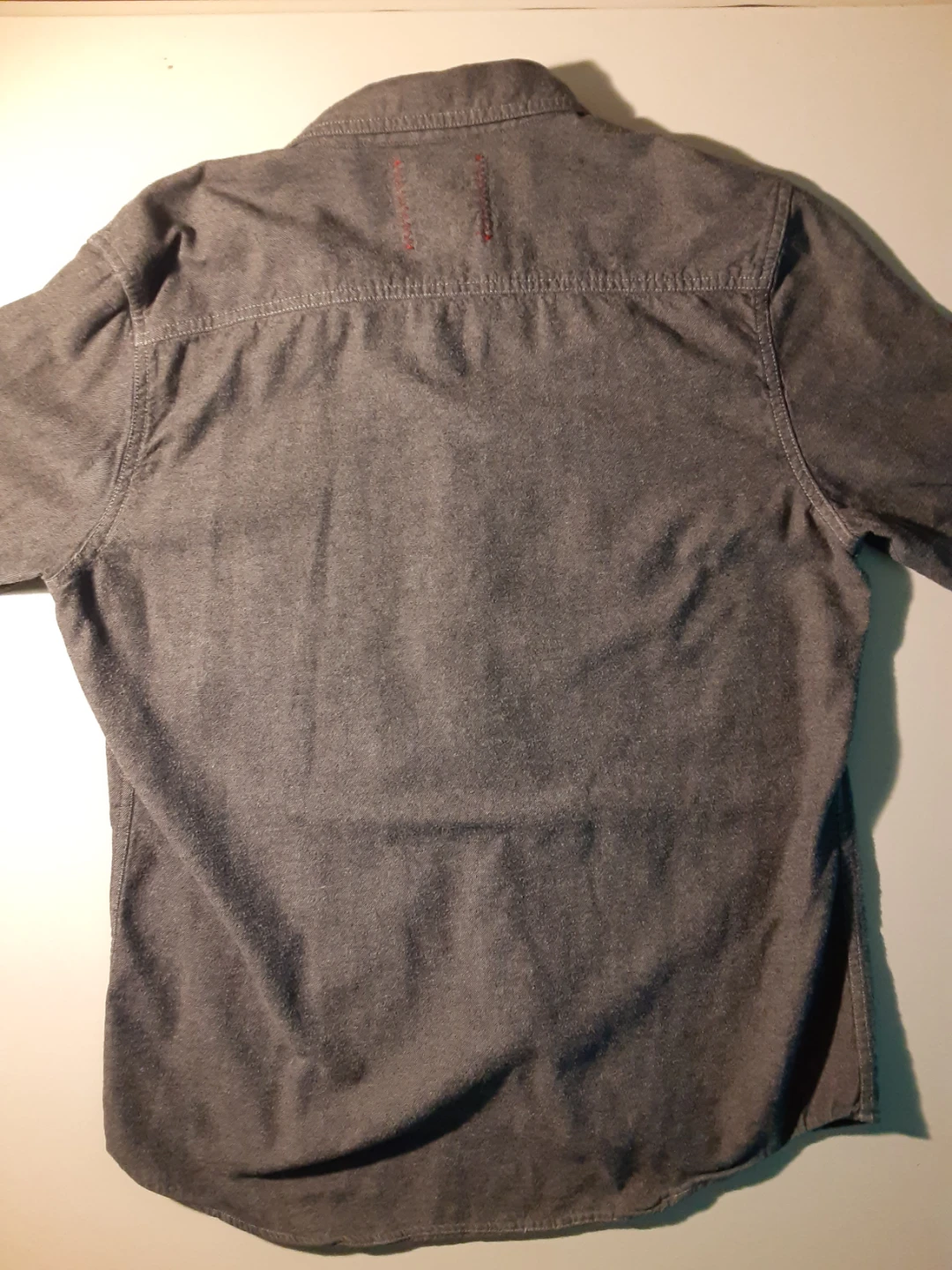 Flannel Long Sleeve Shirt | Vintage Red - 100% Cotton - S: L/G - photo 4