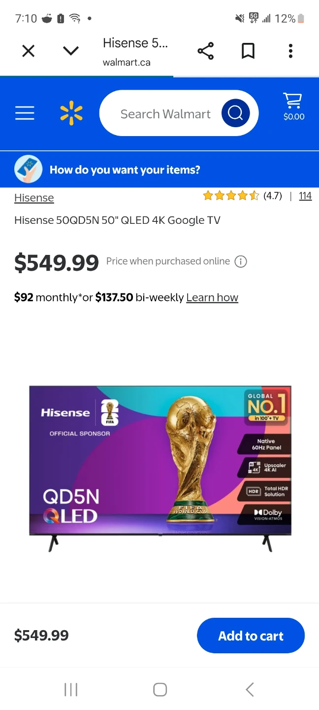 Hisense 50" QLED 4K Google TV - photo 3